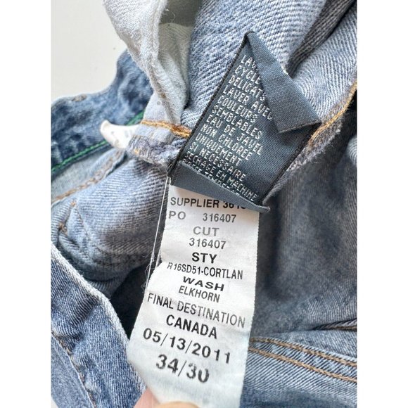 Men's POLO RALPH LAUREN Cortlandt 300 Elkhorn Straight Leg Jeans, Size 34/30 - Picture 14 of 16